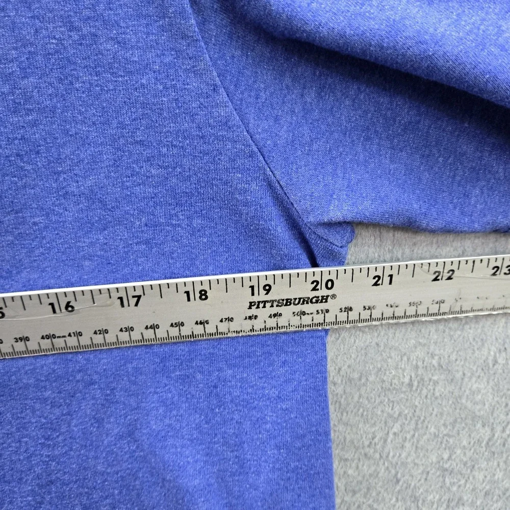 The North Face Men Shirt M Blue Logo Short Sleeve READ
